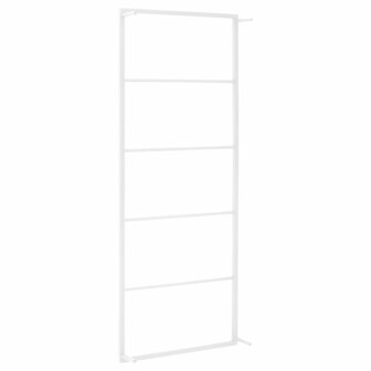 Handdoekenrek Wit 45x10x115 cm Staal 4