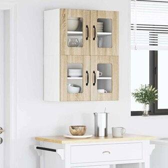 Keukenkast aan de muur met plank Sonoma Eiken 60 x 31 x 40 cm 4