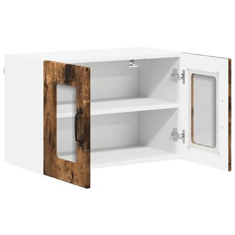 Keukenkast aan de muur met plank Gerookt eiken 60 x 31 x 40 cm 5