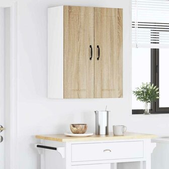 Keukenkast aan de muur met plank Sonoma Eiken 30 x 31 x 80 cm 4