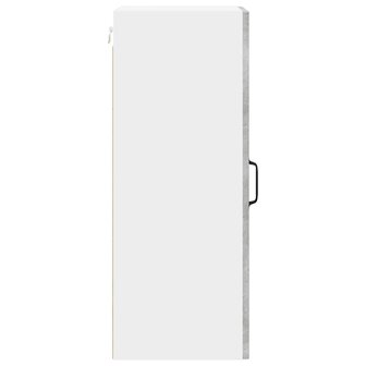 Keukenkast aan de muur Beton Grijs 30 x 31 x 80 cm Bewerkt hout 7