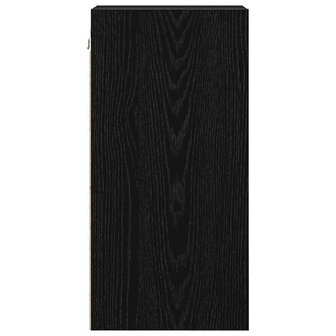Hangkast Riga Zwart eiken 20 x 29,5 x 60 cm Bewerkt hout 6