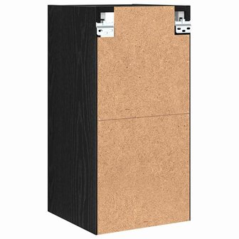 Hangkast Riga Zwart eiken 30 x 29,5 x 60 cm Bewerkt hout 7