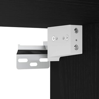 Hangkast Riga Zwart eiken 30 x 29,5 x 60 cm Bewerkt hout 9