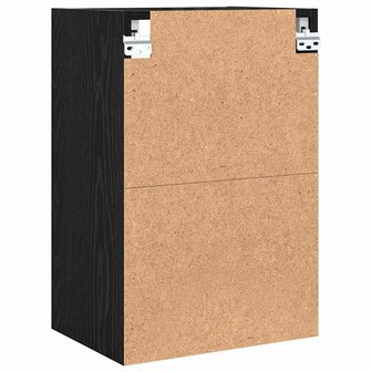 Hangkast Riga Zwart eiken 40 x 29,5 x 60 cm Bewerkt hout 7