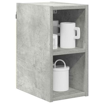 Hangkast Riga Beton Grijs 20 x 29,5 x 40 cm Bewerkt hout 3
