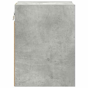Hangkast Riga Beton Grijs 20 x 29,5 x 40 cm Bewerkt hout 6