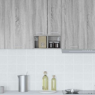 Hangkast Riga Grijs Sonoma 20 x 29,5 x 40 cm Bewerkt hout 4