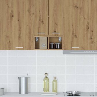 Hangkast Riga Artisan Eiken 20 x 29,5 x 40 cm Bewerkt hout 4