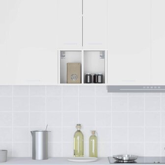 Hangkast met plank Riga Wit 30 x 29,5 x 40 cm Bewerkt hout 4