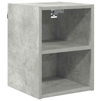 Hangkast Riga Beton Grijs 30 x 29,5 x 40 cm Bewerkt hout 2