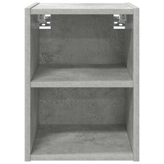 Hangkast Riga Beton Grijs 30 x 29,5 x 40 cm Bewerkt hout 5