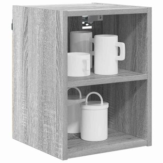 Hangkast Riga Grijs Sonoma 30 x 29,5 x 40 cm Bewerkt hout 3