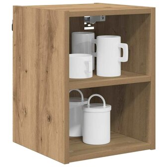 Hangkast Riga Artisan Eiken 30 x 29,5 x 40 cm Bewerkt hout 3