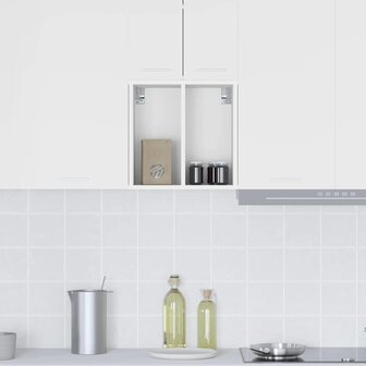 Hangkast met plank Riga Wit 40 x 29,5 x 40 cm Bewerkt hout 4