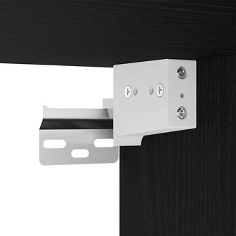 Hangkast Riga Zwart Eiken 40 x 29,5 x 40 cm Bewerkt hout 9