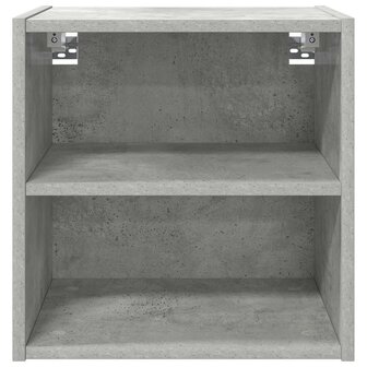 Hangkast Riga Beton Grijs 40 x 29,5 x 40 cm Bewerkt hout 5