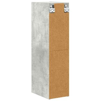 Hangkast Riga Beton Grijs 20 x 29,5 x 80 cm Bewerkt hout 7
