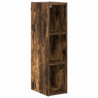 Hangkast Riga Gerookt eiken 20 x 29,5 x 80 cm Bewerkt hout 2