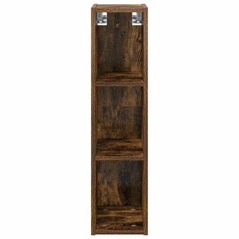 Hangkast Riga Gerookt eiken 20 x 29,5 x 80 cm Bewerkt hout 5