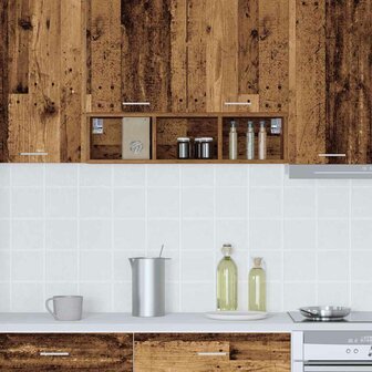 Hangkast met plank Riga Oud Hout 20 x 29,5 x 80 cm Bewerkt hout 4