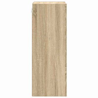 Hangkast Riga Sonoma Eiken 30 x 29,5 x 80 cm Bewerkt hout 6