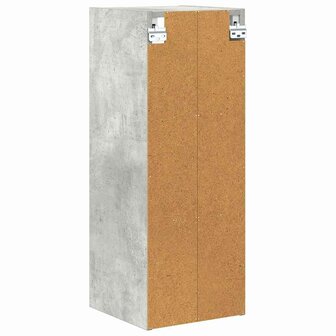 Hangkast Riga Beton Grijs 30 x 29,5 x 80 cm Bewerkt hout 7