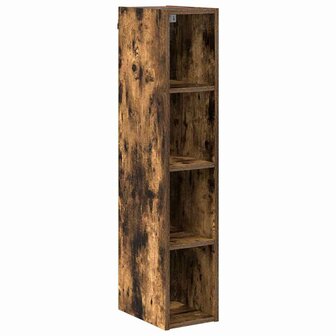 Hangkast Riga Gerookt eiken 20 x 29,5 x 100 cm Bewerkt hout 2