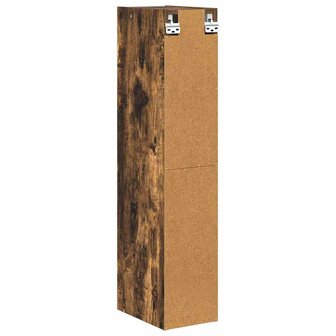 Hangkast Riga Gerookt eiken 20 x 29,5 x 100 cm Bewerkt hout 7