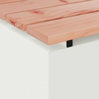 Tuinbank Wit 60 x 40 x 43 cm Staal 7