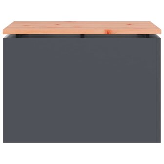 Tuinbank Antraciet 60 x 40 x 43 cm Staal 4