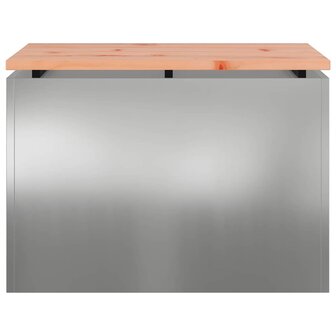 Tuinbank Zilver 60 x 40 x 43 cm Gegalvaniseerd staal 4
