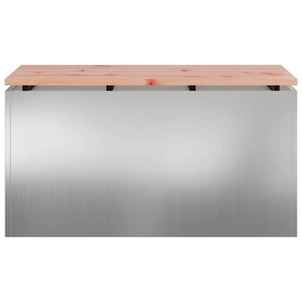 Tuinbank Zilver 80 x 40 x 43 cm Gegalvaniseerd staal 4