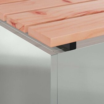 Tuinbank Zilver 80 x 40 x 43 cm Gegalvaniseerd staal 7