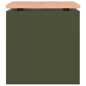 Tuinbank Olijfgroen 40 x 40 x 43 cm Staal 4