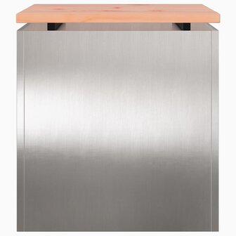 Tuinbank Zilver 40 x 40 x 43 cm Roestvrij staal 4