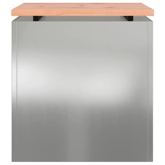 Tuinbank Zilver 40 x 40 x 43 cm Gegalvaniseerd staal 4