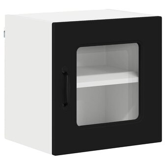 Keukenkast aan de muur Zwart 40 x 31 x 40 cm Bewerkt hout 2