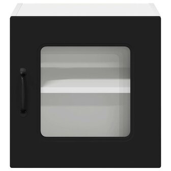 Keukenkast aan de muur Zwart 40 x 31 x 40 cm Bewerkt hout 6