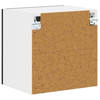 Keukenkast aan de muur Zwart 40 x 31 x 40 cm Bewerkt hout 8