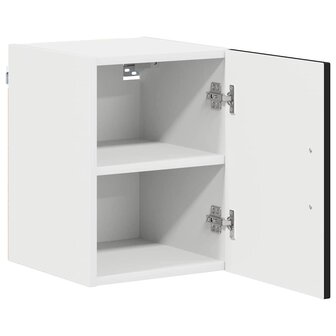 Keukenkast aan de muur Zwart 30 x 31 x 40 cm Bewerkt hout 5