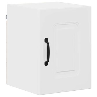 Keukenkast aan de muur met plank Hoogglans wit 30 x 31 x 40 cm 2