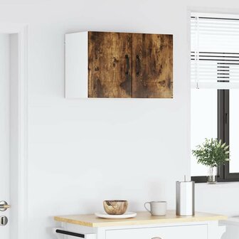 Keukenkast aan de muur met plank Gerookt eiken 30 x 31 x 40 cm 4