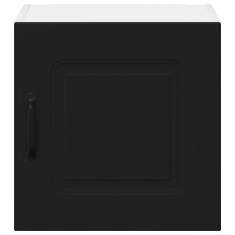 Keukenkast aan de muur Zwart 40 x 31 x 40 cm Bewerkt hout 6