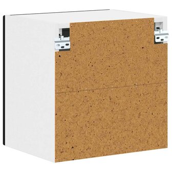 Keukenkast aan de muur Zwart 40 x 31 x 40 cm Bewerkt hout 8