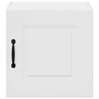 Keukenkast aan de muur met plank Hoogglans wit 40 x 31 x 40 cm 6