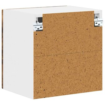 Keukenkast aan de muur met plank Gerookt eiken 40 x 31 x 40 cm 8