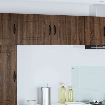 Keukenkast aan de muur Bruin Eiken 50 x 31 x 40 cm Bewerkt hout 1