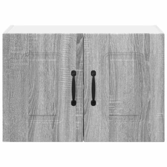 Keukenkast aan de muur met plank Grijs Sonoma 60 x 31 x 40 cm 6