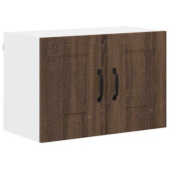 Keukenkast aan de muur Bruin Eiken 60 x 31 x 40 cm Bewerkt hout 2